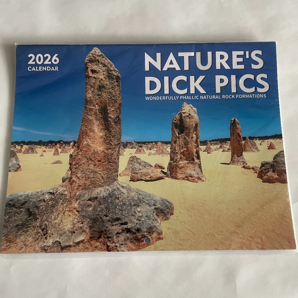 Nature’s Dick Pics 2026 Wall Calendar